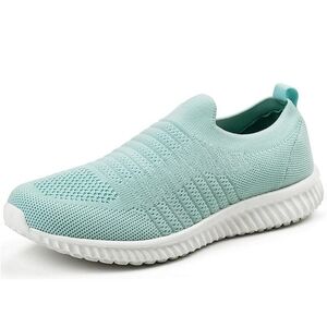 New! Akk light teal aqua athletic tennis shoes sneakers walking comfortable